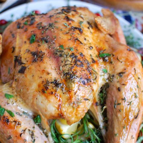 Herb Butter Roasted Turkey A Cedar Spoon