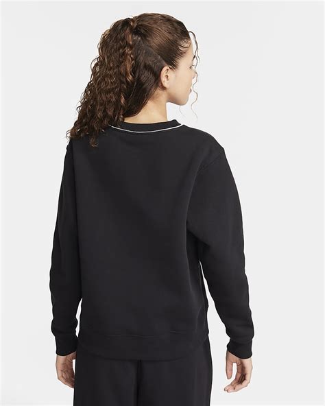 Nike Sportswear Womens Fleece Crew Neck Sweatshirt Nike Uk