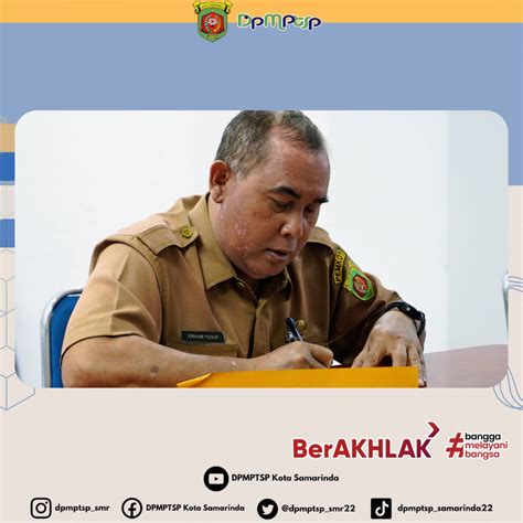 Penandatangan Berita Acara Serah Terima Arsip Dari Dinas Penanaman