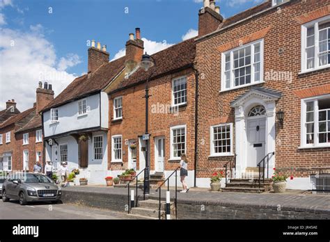 Period Houses On Fishpool Street Stalbans Hertfordshire England