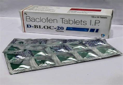 Baclofen 20 Mg Tablets At Rs 147 Strip Baclofen Tab In New Delhi ID