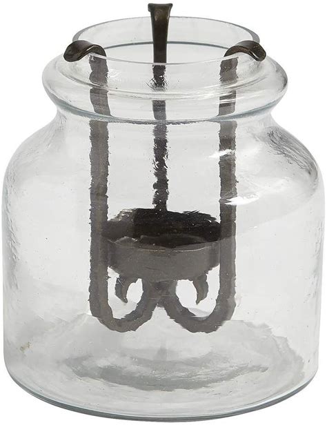 Pier 1 Imports Mini Hammered Glass Jar Tealight Candle Holder Glass