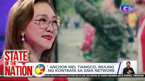 24 Oras Anchor Mel Tiangco Muling Pumirma Ng Kontrata Sa Gma Network