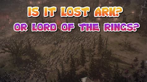 Is It Lost Ark Or Lord Of The Rings Some Lost Ark Gameplay With My