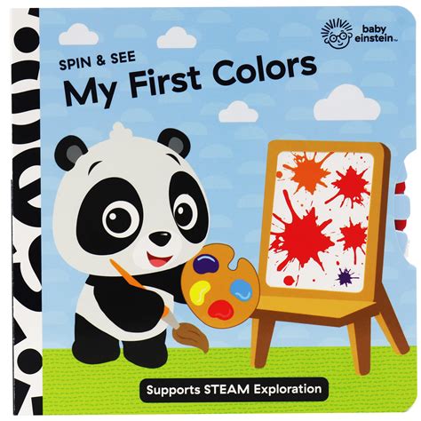 Baby Einstein My First Colors Spin And See Board Book With