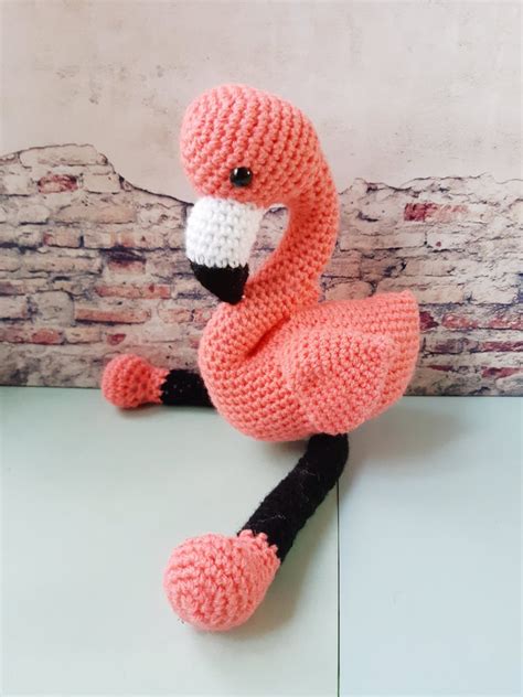 Mod Le Roland Le Flamant Rose Au Crochet Pdf Etsy Flamant Rose