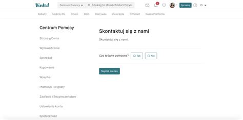 Jak skontaktować się z Vinted Poplr pl