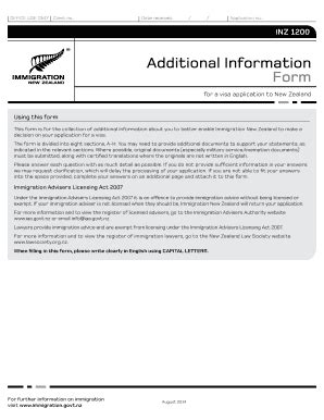 Fillable Online Immigration Govt Immigration Govt Fax Email Print