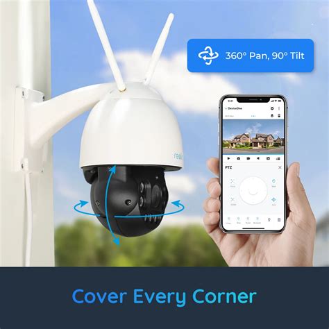 Rlc Wa Smart Mp Ptz Wi Fi Camera With Spotlight With Person