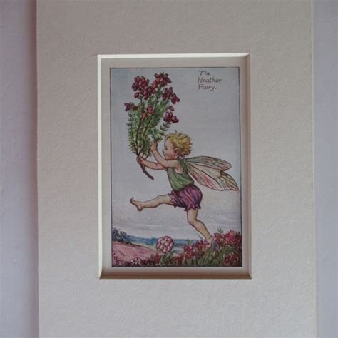 Flower Fairies The Almond Blossom Fairy Vintage Print C1930 Etsy