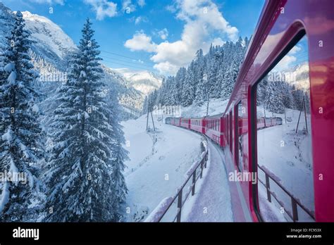 Bernina express winter hi-res stock photography and images - Alamy