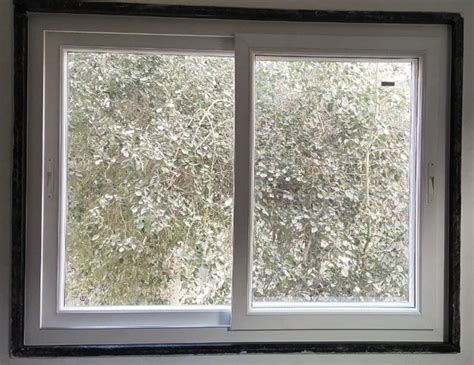 2 Track White UPVC Glass Sliding Window At Rs 450 Sq Ft Unplasticized