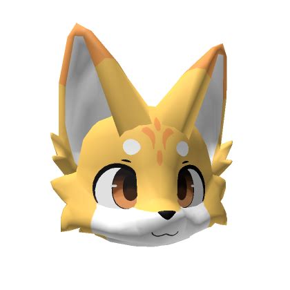 Happy Yellow Kemono Fox Colored Eyes Roblox Item Rolimon S