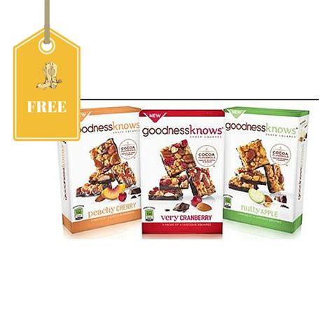 Free Goodness Knows Snack Squares 1 Ct Kroger Digital Freebie