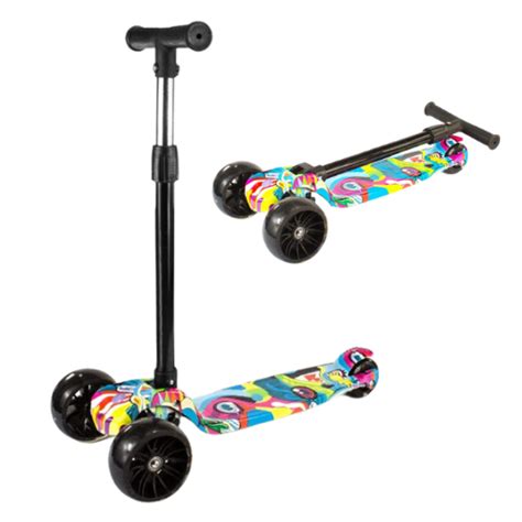 Patinete Infantil Rodas Led Kg Dobravel Clubinho Do Desconto