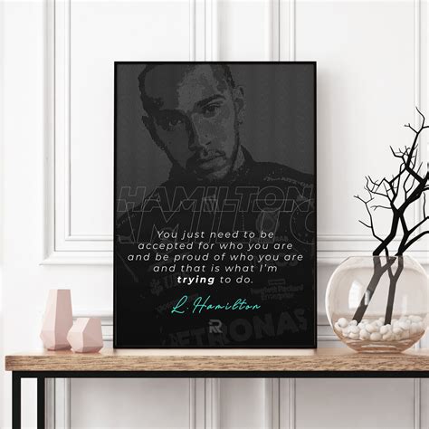 Lewis Hamilton Quotes Sayings Digital Download Poster Minimal, Art ...