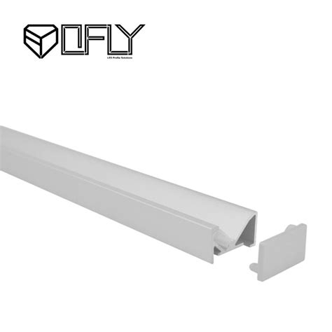 Oblique Illumination Surface Mounted Aluminium Led Profile For Cabinet