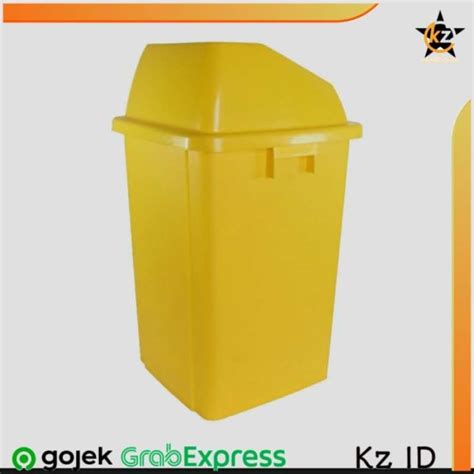 Promo Krisbow Tempat Sampah Outdoor Push Cover Ltr Tong Sampah