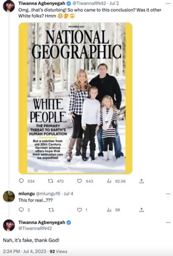 Fact Check National Geographic Did Not Publish December 2020 Magazine