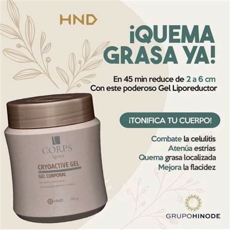 Gel Reductor De Medidas Cryoactive Corps Hinode Brasil Meses Sin