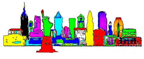 New York City - Pop Art Digital Art by Rafael Salazar - Fine Art America