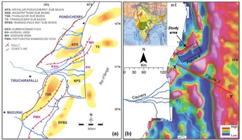 A Map Showing Major Tectonic Elements Of The Cauvery Basin And Their