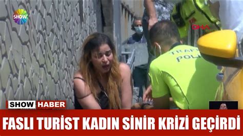 Faslı turist kadın sinir krizi geçirdi YouTube