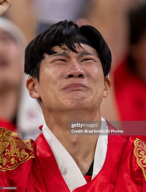 Korean Fans Celebrate During A Fifa World Cup Qatar 2022 Group H