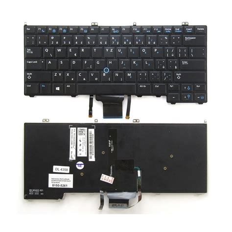 Laptop Keyboard Dell Latitude E E E Black Cz Backlight