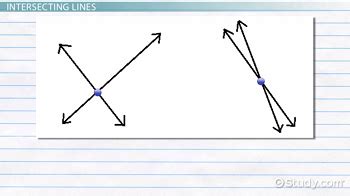 What Are Intersecting Lines? - Definition & Examples - Video & Lesson ...