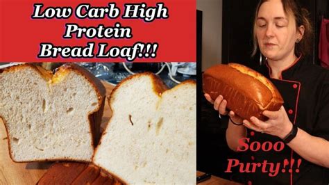 Low Carb High Protein Bread Loaf Recipe Proofed With Yeast No Gluten