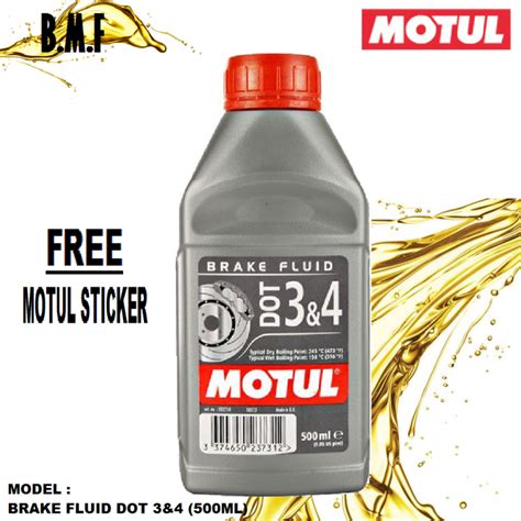 Motul Brake Fluid Dot Fully Synthetic Ml Lazada