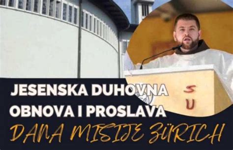 Hrvatska katolička misija Zürich organizira duhovnu obnovu povodom dana