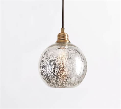 Custom Mercury Glass Globe Hood And Brass Cord Large Glass Globe Pendant Mercury Glass Pendant