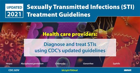 Sexually Transmitted Infections Treatment Guidelines 2021 Mmwr