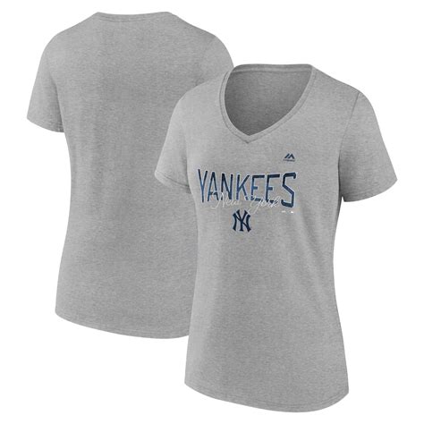 Women S Fanatics Branded Heather Gray New York Yankees Score From