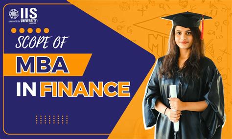 Mba In Finance Scope And Career Option Iis University