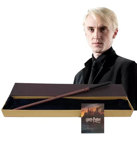 Varita De Draco Malfoy Con Caja Tarjeta Harry Potter Env O Gratis