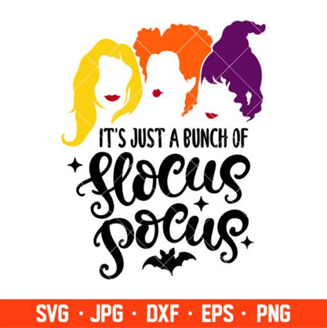 Hocus Pocus Svg Sanderson Sisters Svg Witches Hair Halloween Svg