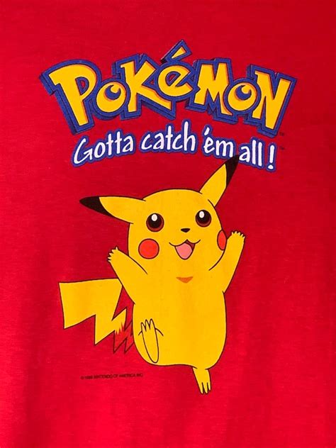 Pok Mon Pikachu Gotta Catch Em All T Shirt Nin Gem