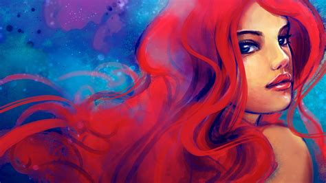 Wallpaper Painting Illustration Women Redhead Fantasy Art