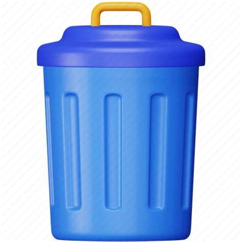 Dustbin Shopping Trash Delete Remove Garbage Recycle 3d