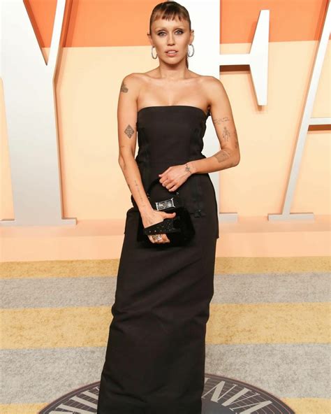 MILEY CYRUS at 2025 Vanity Fair Oscar Party in Beverly Hills 03/02/2025