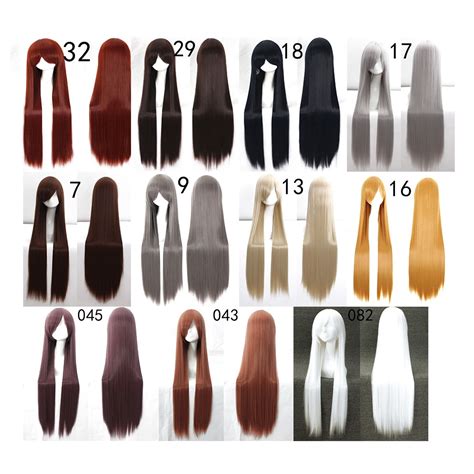 Jual 099 NATURAL Wig Base 100 Cm Lurus Wanita Cosplay Rambut Palsu