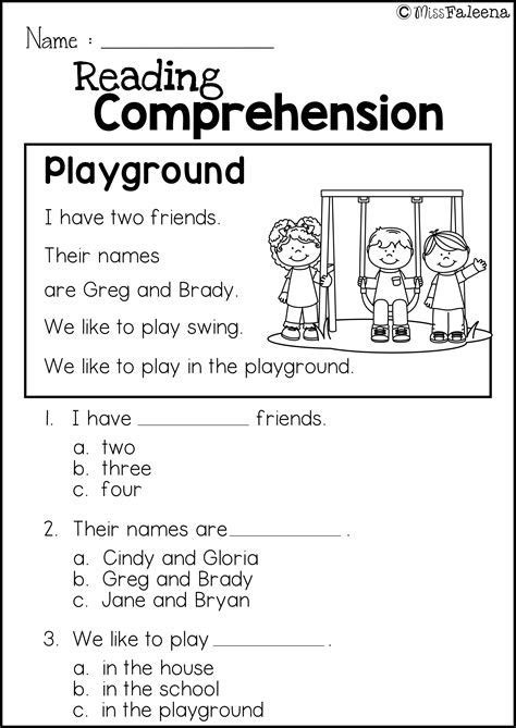 Free Reading Fluency And Comprehension Set 2 Reading Reading