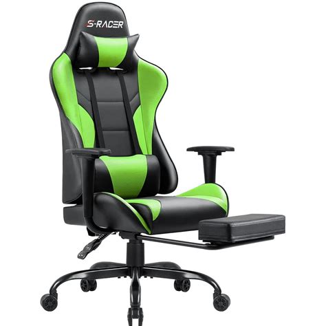 Homall Gaming Chair Computer Office Chair Ergonomic Desk Chair with Footrest Racing Executive ...