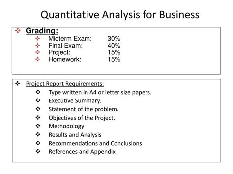 Ppt Quantitative Analysis For Business Powerpoint Presentation Free Download Id6348765