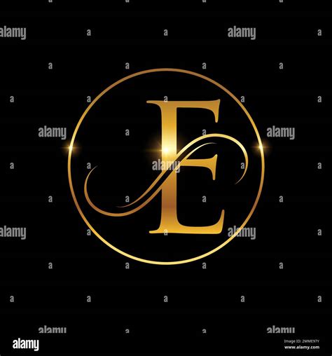 A Vector Illustration Of Golden Cursive Luxury Monogram Logo Initial