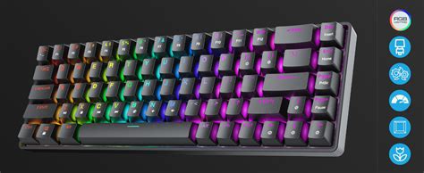 Geeky Gk Hot Swappable Mechanical Gaming Keyboard Keys