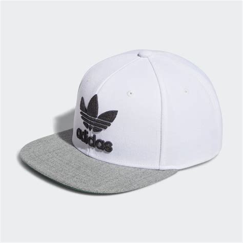 Adidas Trefoil Snapback Cap White Unisex Lifestyle Adidas Us